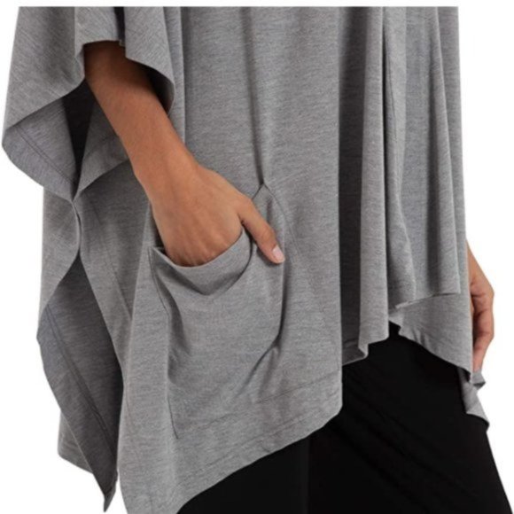 NWT Waterfall Asymmetrical Pockets Drapey Cardigan - Picture 5 of 5